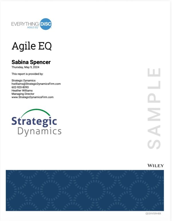 Everything DiSC Agile EQ Profile