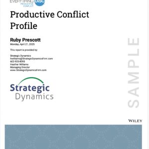 Everything DiSC Productive Conflict
